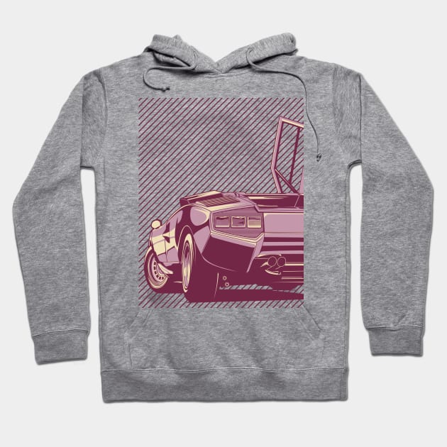 Lamborghini Countach Hoodie by rizadeli